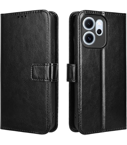 COMAKU Cover per Oppo Reno 14 FS 5G / Reno 14F 5G, Ultrasottile PU + TPU Silicone Antiscivolo Antiurto Case Con Texture Bumper Custodia Cover - Rosso