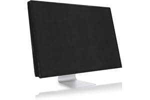 kwmobile Housse écran Ordinateur Compatible avec Apple iMac 27" / iMac Pro 27" - Housse Protection d'écran PC - Noir