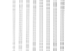 TXERFOLG 24 Stück Laubsägeblatt 130 mm Spirallaubsägeblätter Nr. 1/2/3/4/5/6/7/8 Laubsäge Laubblatt für Holz Kunststoff Metall für alle Pebaro Laubsägen Elektrowerkzeug Zubehör Holzbearbeitung