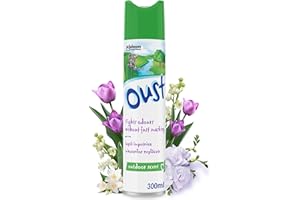 Oust Odour Eliminator Aerosol Air Freshener Outdoor Scent, 300ml