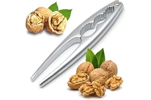 Efymosce Nussknacker Walnüsse, Walnussknacker, Nussknacker Haselnüsse, Nussknacker Edelstahl, Nutcracker, Nut Cracker, Multifunktionaler Nussknacker, Leicht Offnen Nüssen Nussbaum