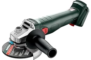 metabo Akku-Winkelschleifer W 18 7-125 - 18 V, 125 mm Scheiben-Ø, 8500 U/min - Überlastschutz, Sanftanlauf - Winkelschleifer leistungsstark, robust für vielseitige Anwendungen - Ohne Akku & Ladegerät