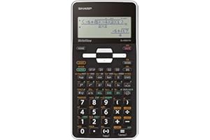Sharp EL-W531 TH-WH - Calcolatrice scientifica (display riteView, ingresso D.A.L., funzionamento a batteria), colore: Bianco/Nero