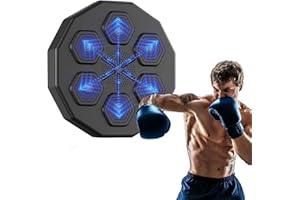 YJLTKL 2023 Nouveau Style 40*40cm Machine Boxe Avec Lumires Music Boxing Machine Électronique Intelligent À Fixation Murale, Cible De Boxe Bluetooth, Entraînement À La Vitesse Et À L'agilité ( Color : Boxing