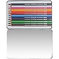 DOMS Fsc 12 Colour Pencil Flat Tin|Multicolor