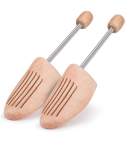 Embauchoir Réglable En Bois De Cèdre Herzberg – Pour élargir Et Allonger Les Chaussures – Système Anti-points De Pression