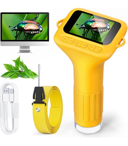 Microscope Monoculaire Professionnel 40-2000X - Kit Complet Avec éclairage LED Et Support Téléphone
