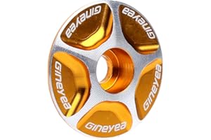 luosh Cuffia Tappo dello Stelo Superiore per Bicicletta, Alluminio Senza Filettatura Road MTB Accessori Attacco Stelo Bici Cuffia Coperchio Tappo Superiore