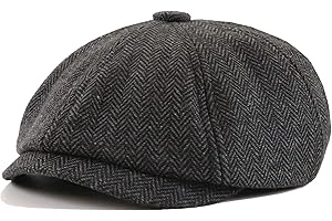 JAOAJ Gorras Planas Boina de Hombre Invierno,Gorra Newsboy Hombre Irlandesa Baker Boy Mujeres,Hombre Gorras de Boina Fit 57-61CM