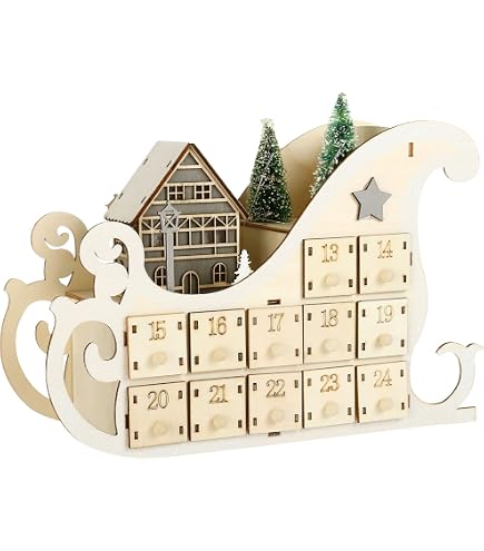 Frau WUNDERVoll Adventskalenderzahlen – 24 Pastell-Aufkleber Für DIY-Kalender (4 Cm)