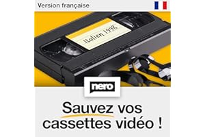 NERO Récupérer une cassette vidéo - très simple, sans connaissances préalables | S-VHS | Hi8 | Super 8 | DVD vers PC | Programme de montage vidéo | Logiciel d'édition vidéo Windows 11 / 10 / 8 / 7
