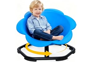 Siairo snurrstol för autism, sensorisk balansträningsstol, autism sinne rotera och rotera 360° och FangHua metallram bättre k