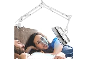 CACENCAN Faltbarer Tablet-Ständer, Tablet-Halterung, verstellbar für Bett, universeller, flexibler Tablet-Halter mit 360-Grad-Rotation für iPad/iPhoneX/iPad Pro/N-Switch oder andere 11,4 - 34,8 cm