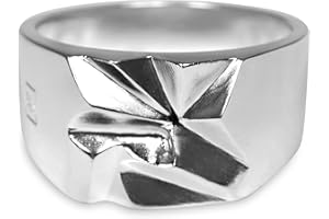 Sprezzi Fashion Herren Siegelring Silber aus 925 Sterling Silber massiv handverarbeitet eckig matt modernes Design | Herrenschmuck aus Deutschland inkl. Geschenkbox