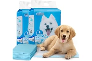 Nobleza - Tappetini igienici per Cani, Misure 90 * 60cm, Tappetini assorbenti per Animali Domestici, 40pz