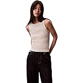 Calvin Klein A - WOVEN LABEL 2X2 COTTON RIB T T-Shirt Women