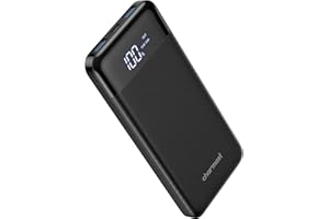 Charmast Power Bank 10400mAh,caricatore portatile sottile e leggero Caricabatterie Portatile con LED Display USB C powerbank da 5V/3A per iPhone Huawei Xiaomi Smartphone