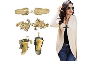 LUVADEYO Vintage sweter szal klipsy retro krętlik kardigan peleryna przypinka antyczna peleryna klipsy celtycki sweter zamknięcie sukienki, koszuli, broszka zamknięcie dla kobiet i dziewcząt