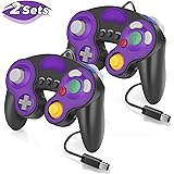 Wired Controllers for Nintendo Switch Gamecube, 2 Pack Classic Wired Compatible with Nintendo Gamecube Controller for Wii U, 