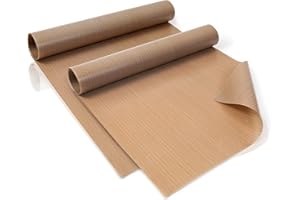 Amazy Papel de Horno Reutilizable (40 x 150 cm - 2 Rollos) – Papel para Horno Resistente, Antiadherente y Apto para lavavajillas