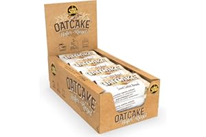 Barretta d’avena All Stars Oatcake I 12 barrette proteiche da 80 g ciascuna I Contiene molti carboidrati e fibre I Spuntino energetico ideale dal delizioso gusto mandorla dolce salata