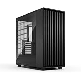 Fractal Design North XL Momentum Siyah - Cam Yan Panel - Orijinal Kararmış Meşe Ahşap &Ouml;n - Y&uuml;ksek Hava Akışlı PC Oyun Kasası 