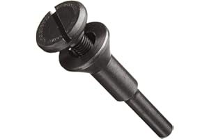Weiler 56490 Mounting Mandrel for Cut-off Wheels w/3/8" Arbor Hole, 1/4" Stem (Pack of 10)