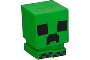Paladone Lampe SquishyGlo sans fil et rechargeable en silicone sous licence officielle Minecraft Creeper pour enfants et adolescents, décoration de chambre, article de collection
