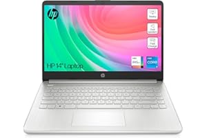 HP 14" Laptop | Intel Core i5-1235U Processor | 8 GB RAM | 512 GB SSD | Intel Iris Xe Graphics | FHD Display | Up to 8hrs battery | Windows 11 | Dual Speakers | Natural Silver | 14s-dq5005sa