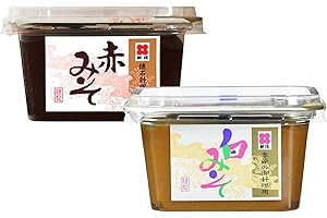SHINJYO Miso Paquete doble – Pasta de miso oscuro y claro – Shiro & Aka – Paquete doble original Japón – OG ASIA – 600 g