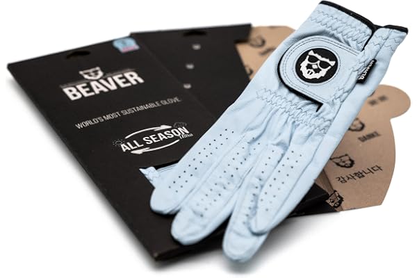 BEAVER GOLF Gant de Golf All Season Ultra, Hommes - Cuir Cabretta Premium - Durable - Fait Main