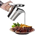 Saucière Thermique Inox 500ml Avec Couvercle Et Poignée - Double Isolation Pour Sauces Chaudes