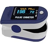 PULOX PO-200 solo pulsossimetro sensore di saturazione di ossigeno e polso cardiofrequenzimetro di colori diversi con…