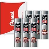 Pentel Ain Stein Mekanik Dolum U&ccedil;ları - Otomatik/Mekanik Kalemler i&ccedil;in - Pentel Yastık Ambalajında - 0,7 mm 2B Sınıfı - 6'lı 