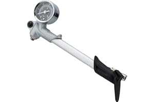 3min19sec Dämpferpumpe MTB & Fahrrad - 20 bar / 300 psi Hochdruckpumpe für Federgabel & Dämpfer - Federgabelpumpe mit Manomet