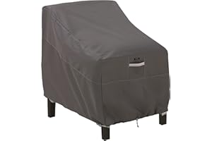 Classic Accessories Ravenna - Funda para Silla de Patio, Resistente al Agua, 38 Pulgadas de Profundidad, Fundas para Muebles de Patio