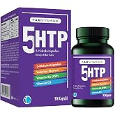 TabVitamins 5-HTP 30 Bitkisel Kaps&uuml;l Valerian Vitamin B6 P5P Vitamin D3
