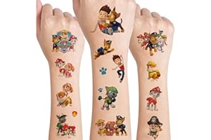 ‎TRUSTKK 12 Blätter Tattoo Kinder, 250+ Wasserfeste Tattoos Aufkleber, Hautfreundlich TemporäreTattoos für Kinderpartys und Geschenke