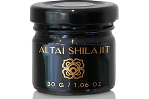 UNTANAS Altai Shilajit Resin (30g) - Gold Grade Shilajit - 40%+ Fulvic Acid - 4 Months Supply - Vitality & Mental Clarity - Authentic Cold Extraction Shilajit - Altai Shilajit Humic Compounds