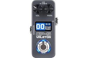 Valeton Processeur compact multi-effets GP-5 - Chargeur SnapTone & IR, plus de 100 effets, Bluetooth, interface audio USB