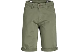 JACK&JONES JUNIOR Jpstbowie Jjshorts Solid Sa Sn Jnr Pantalones Cortos para Niños