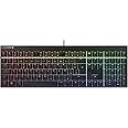 CHERRY MX 2.0S, Clavier de gaming mécanique avec rétro-éclairage RGB, Disposition française (AZERTY) Conçu en Allemagne, Orig