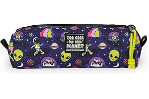 Legami - Astuccio My Pencil Case, Chiusura a Zip, in Plastica riciclata, Resistente, Capiente, Pratico, Astuccio per Scuola, per Ufficio, 22 x 6 cm