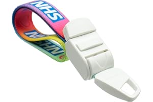 ROLSELEY Medical Rainbow Tourniquet with LOVE FOR NATIONAL HEALTH Pattern with ABS Plastic Buckle Latex Free Elastic Band Perfect for Doctors, Nurses, Students and Paramedics