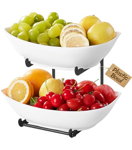 Zeller Fruitschaal - zwart - metaal - 24 cm | Leen Bakker