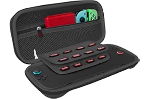 Hermitshell Hard Travel Case für Nintendo Switch 2 Controller (Nur Fall) (Größe: Klein/Groß) (schwarz, Groß)