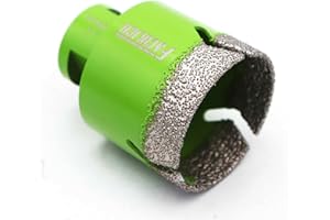 FACHLICH Punte per Trapano Diamantate 50mm per Perforazione a Secco Piastrelle Porcellana Marmo Ceramica Granito