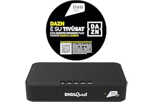 Digiquest Decoder Tivùsat Classic Q10, Nero