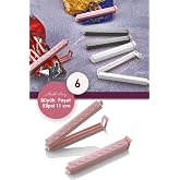 6&rsquo;lı Poşet Kapatıcı Klips Seti, Torba ve Ambalaj Kapatma Aparatı, Gıda Saklama Paket Mandalı