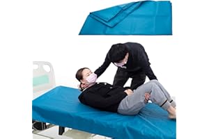 LOSCHEN Tubular Slide Sheet for Patient Transfer, Sliding Draw Sheets to Assist Moving Elderly - for Cars, Vehicles, Wheelchairs and Bed Transfers - Hospitals & Home Care (39"x79"(100x200cm), Blue)